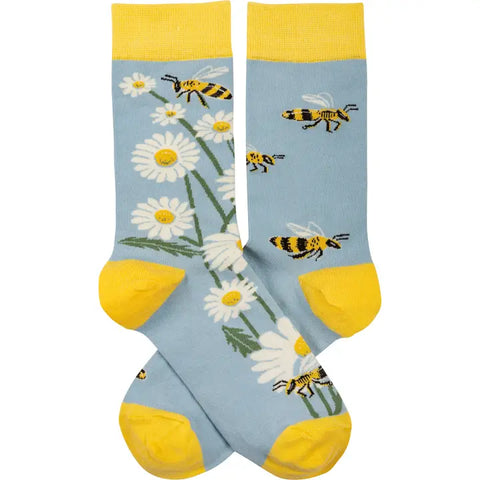 🐝Bee & Daisy Socks – Sweet Briar Style