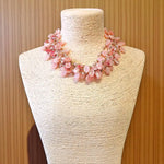 ✨ Short Multi-Strand Pink Beaded Choker