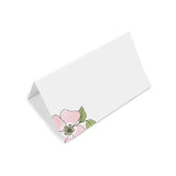 🌸 Sweet Briar Rose Tented Place Cards (Set of 12)