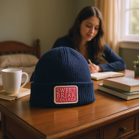 🌿 Sweet Briar Ribbed Cuff Beanie