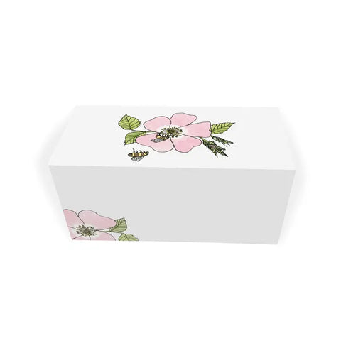🌸 Sweet Briar Rose Tented Place Cards (Set of 12)
