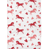 🌸 Valentine Heart Horse Kitchen Towel 🌸