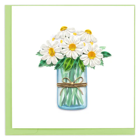 Card Quilling Daisies