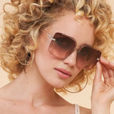 🩷 Luxe Sutton Sunglasses – Rose