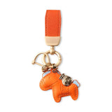 🐎 Bag Charm/Key Bob Horse – Orange ✨