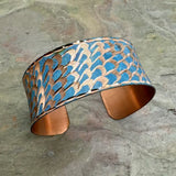 Patina Oceanic Scales Cuff 🌊