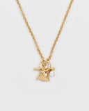 Sweet Briar Rose Pearl Gold Chain Necklace 🌹