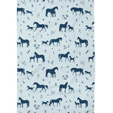 🐎💙 Blue Horse & Pony Waffle Weave Kitchen Towel