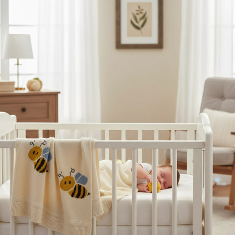 🐝 Sweet Briar Baby Bee Throw Blanket