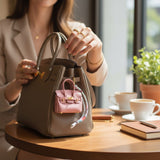 🌸 Sweet Briar Georgetown Mini Purse Charm – Pink