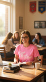 🌸 Sweet Briar College Beach Wash Garment-Dyed Tee | Neon Pink 🌸