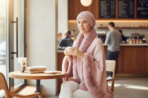 🩷 Sweet Briar Elegant Faux Fur Trim Cape Poncho 🩷