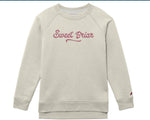 🧵 Sweet Briar Embroidered Fleece Crew – League 1991 Collection