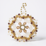 🎀 Debbie Olander ’76 Handcrafted Beaded Snowflake Ornaments