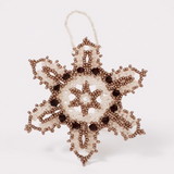 🎀 Debbie Olander ’76 Handcrafted Beaded Snowflake Ornaments