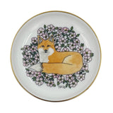 🦊 Sweet Briar Vixen Ring Dish – Botanical Elegance 🌸