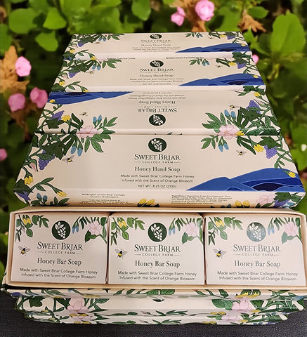 🎁Sweet Briar Honey Bar Soap Gift Set of 3-Orange Blossom