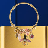 ✨Bee Charm Bracelet-Pink