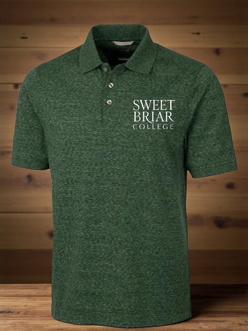 🌿 Cutter & Buck Advantage Tri-Blend Polo – Hunter Green