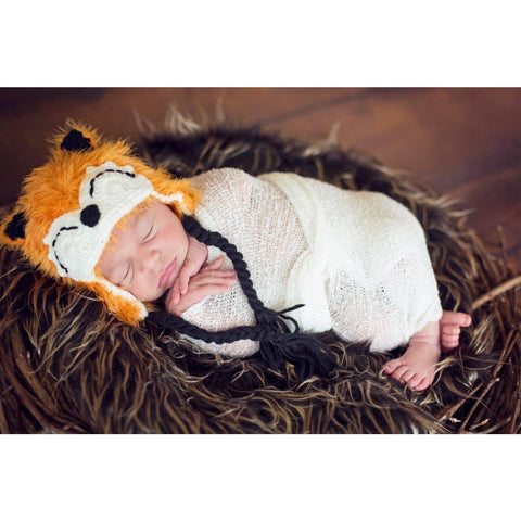 Infant Yarn Fox Hat