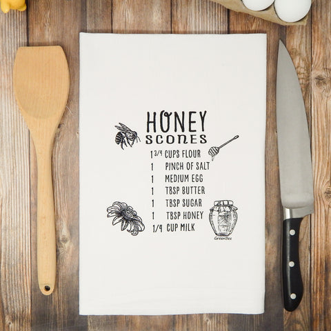 Tea Towel - Honey Scone Recipe