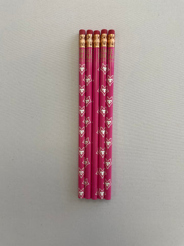 Pencil - Custom Pink - 5-Pack