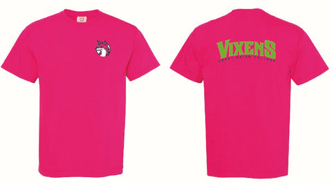 Short Sleeve Tee Shirt Pink Fierce Vixen