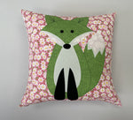 Pillow - Pink Daisy with Green Vixen