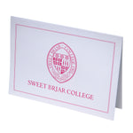 Note Cards White With Pink Seal