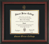 Master Degree Diploma Frame - Rosewood