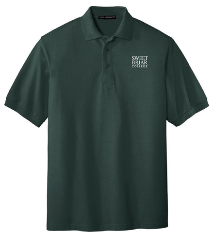 Polo Shirt - Men's Green Embroidered