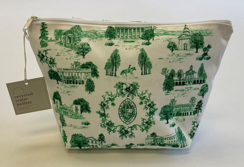 Make-up Pouch Toile Design - Green