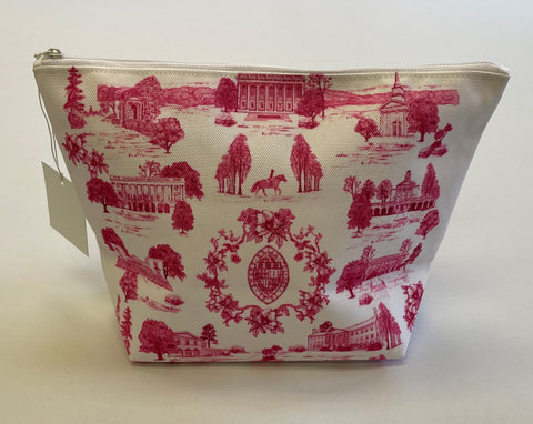Make-Up Pouch Toile Design - Pink