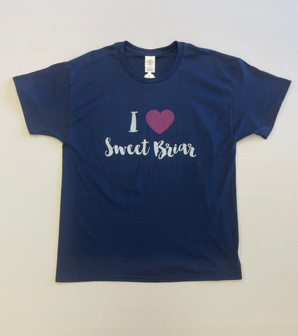 Short Sleeve Tee Shirt - I Love Sweet Briar