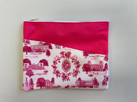 Peek-a-Boo Pouch Toile Design - Pink