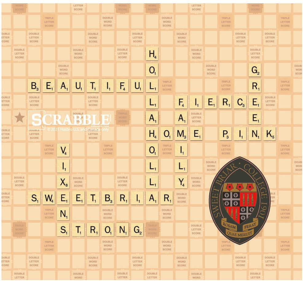 Tumbler - Scrabble Board – Sweet Briar College | The Book Shop