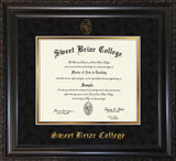 Diploma Frame - Black Vintage Scoop - 2015 or earlier